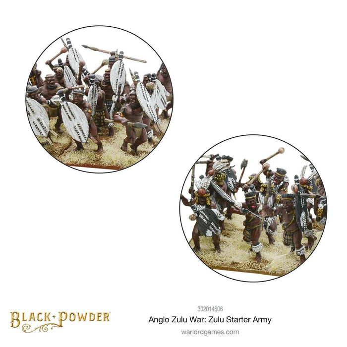 Black Powder Anglo-Zulu War - Zulu Starter Army New - Tistaminis