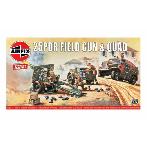 Airfix BRITISH 25PDR FIELD GUN AIR01305 (1/76) New - TISTA MINIS