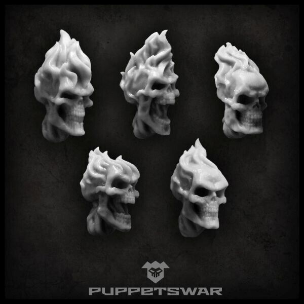 Puppet War Burning Skulls New - Tistaminis