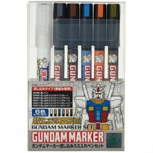 MR. HOBBY Gundam Marker Set - Gundam Pouring Marker Set New - TISTA MINIS