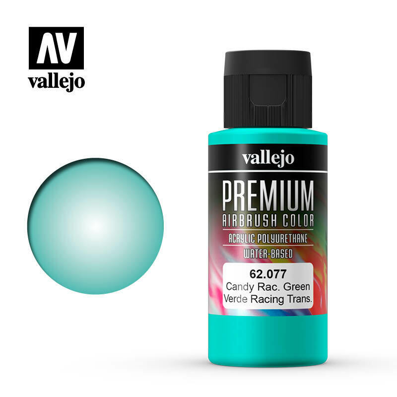 Vallejo Premium Color Paint Candy Racing Green - VAL62077 - Tistaminis