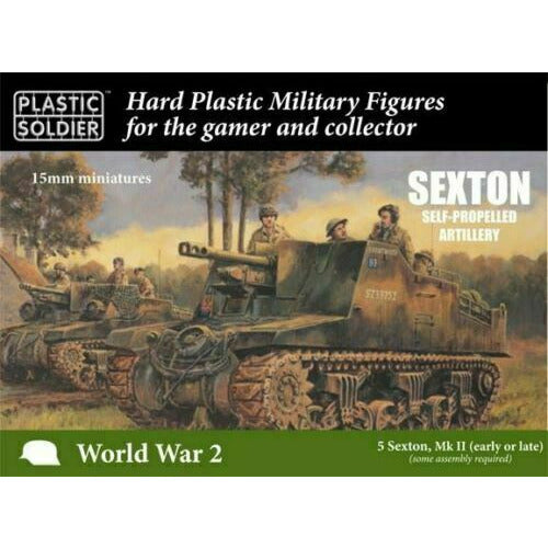 Plastic Soldier Company 15mm SEXTON SELF PROPELLED GUN New - TISTA MINIS