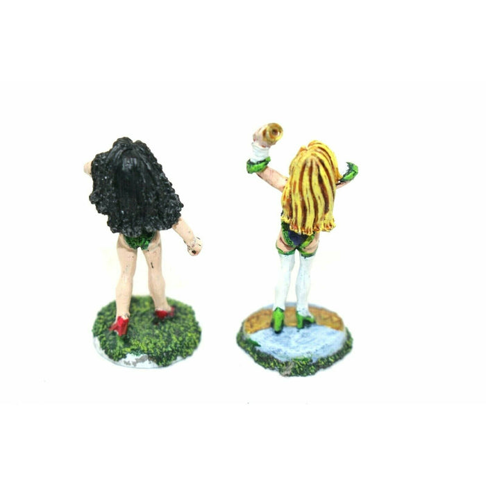 Warhammer Bloodbowl Cheerleaders Metal Well Painted OOP - JYS6 - TISTA MINIS