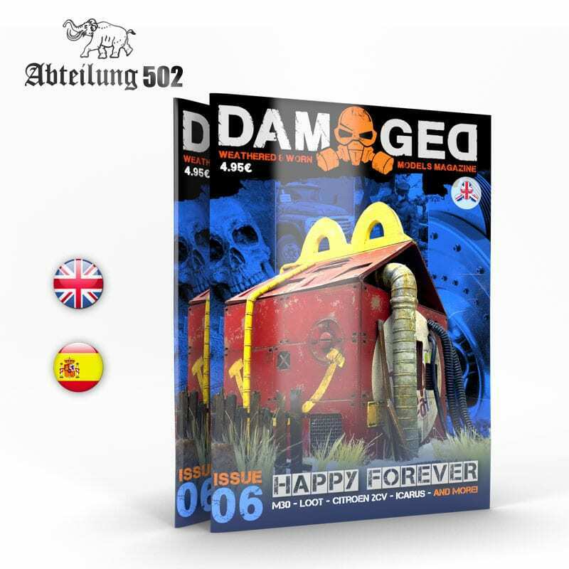 Abteilung502 DAMAGED, Worn and Weathered Models Magazine - 06 (English) New - Tistaminis