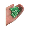 Pearl Emerald Green16-D6 Dice - Tistaminis