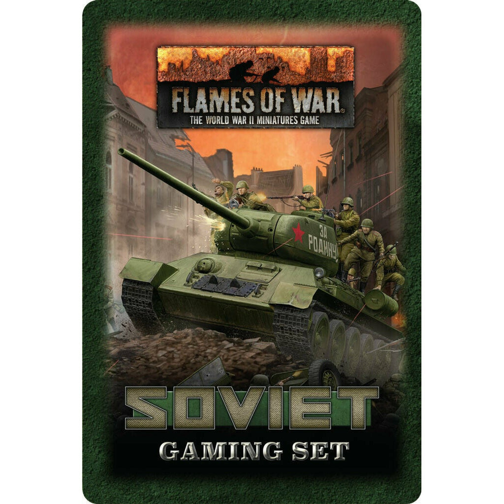 Flames of War Soviet Gaming Set (x20 Tokens, x2 Objectives, x16 Dice) New - TISTA MINIS