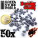 Green Stuff World 50x Resin Burning Skulls New - TISTA MINIS