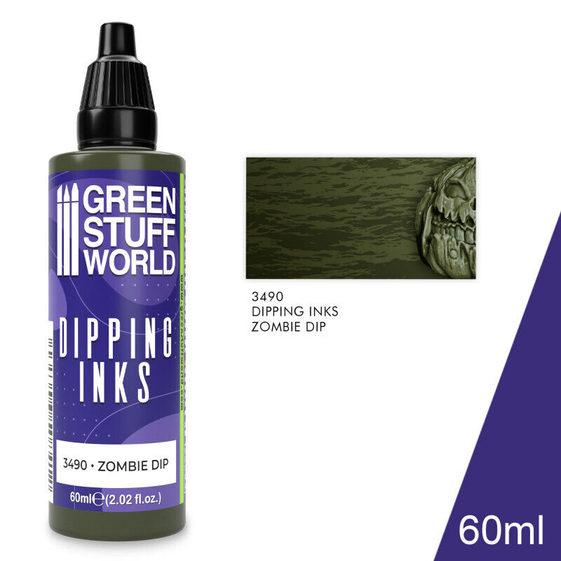 Green Stuff World Dipping ink 60 ml - ZOMBIE DIP New - Tistaminis