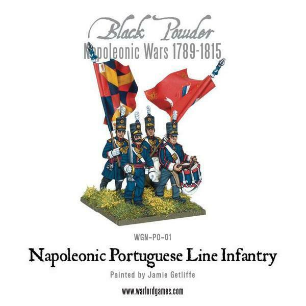 Black Powder Napoleonic Wars 1789-1815 Napoleonic Portuguese Line Infantry New - TISTA MINIS