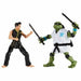 TMNT Ninja Turtles Cobra Kai Leonardo Vs Miguel Diaz 2 Pack Action Figures NEW - Tistaminis