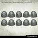 Kromlech Retributor Chapter Shoulder Pads (10)  New - Tistaminis