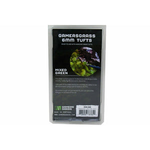 Gamers Grass Mixed Green 6mm Wild Tufts - TISTA MINIS