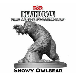 Dungeons & Dragons "Icewind Dale: Rime of the Frostmaiden" - Snowy Owlbear  New - TISTA MINIS