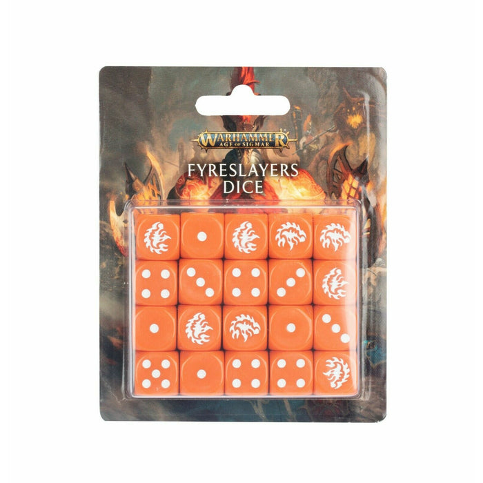 AGE OF SIGMAR: FYRESLAYERS DICE Pre-Order - Tistaminis