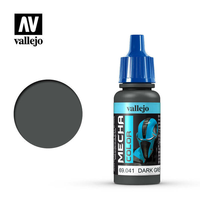 Vallejo Mecha Colour Paint Dark Grey Green (69.041) - Tistaminis