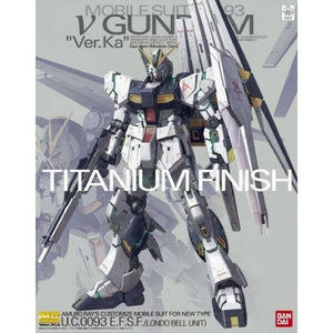 Bandai MG 1/100 RX-93 Nu Gundam Ver.Ka Titanum Finish Ver New - TISTA MINIS