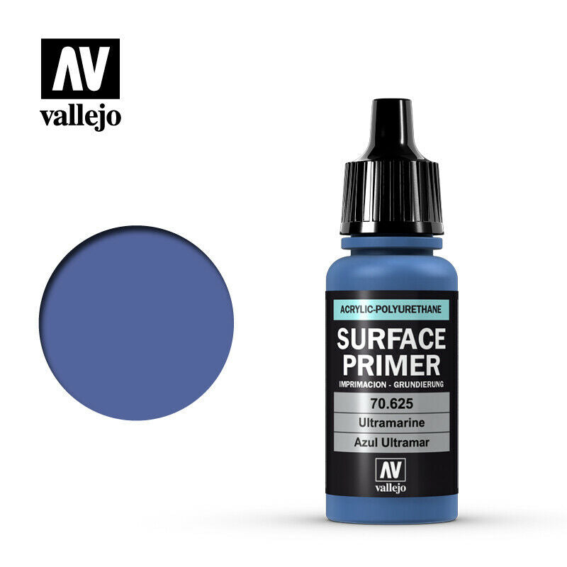 Vallejo Surface Primer 17ml - Ultramarine Blue New - Tistaminis