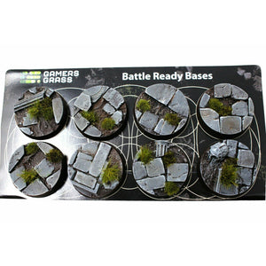 Gamers Grass Temple Bases Round 32mm (x8) - TISTA MINIS