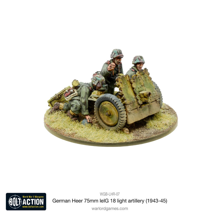 Bolt Action	German Heer 75mm LEiG 18 Artillery New - Tistaminis