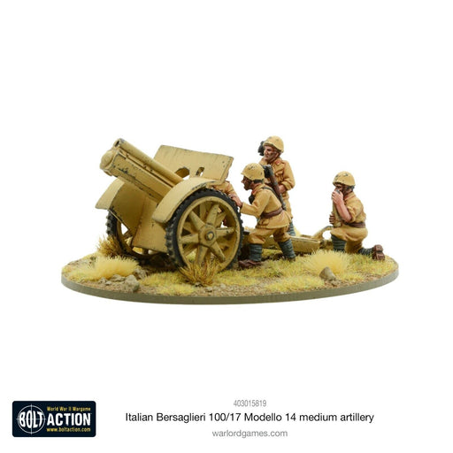 Bolt Action	Italian Bersaglieri 100/17 Modello 14 medium artillery New - Tistaminis