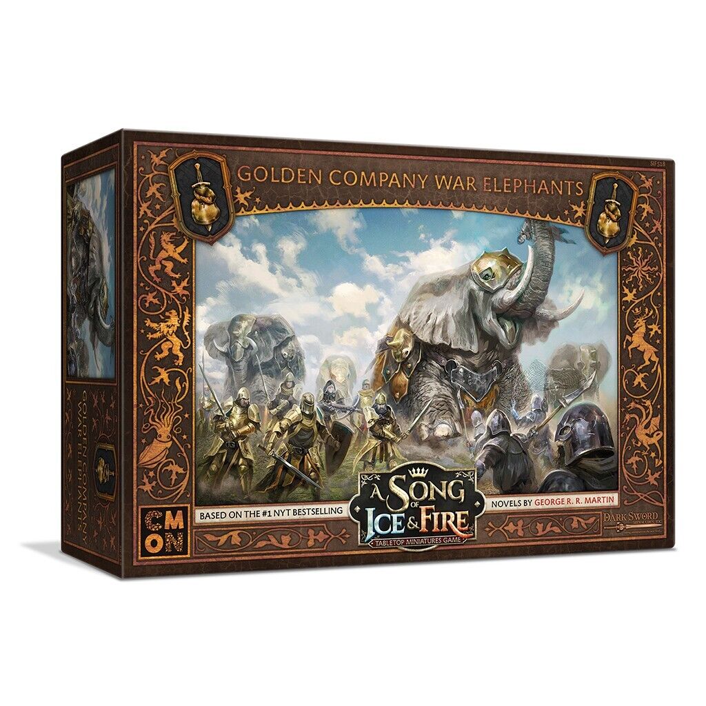 Song of Ice and Fire NEUTRAL GOLDEN COMPANY ELEPHANTS New - Tistaminis