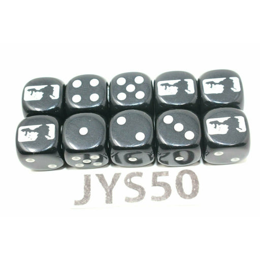 Dice Custom d6 Space Marine Aiming 10x - JYS50 - TISTA MINIS