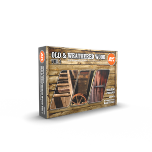 AK Interactive 3G Old & Weathered Wood Vol 1 New - Tistaminis