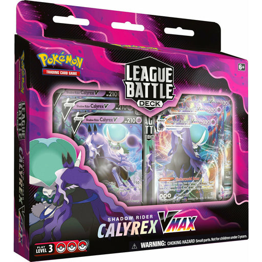 POKEMON CALYREX VMAX LEAGUE BATTLE DECK - Shadow Rider June 17 Pre-Order - Tistaminis