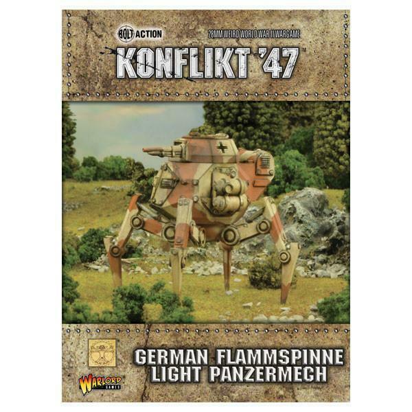 Bolt Action Konflikt '47: German Flammspinne Light Panzermech New - TISTA MINIS