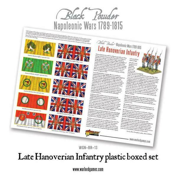 Black Powder Napoleonic Wars 1789-1815 Napoleonic Hanoverian Infantry (24) New - TISTA MINIS