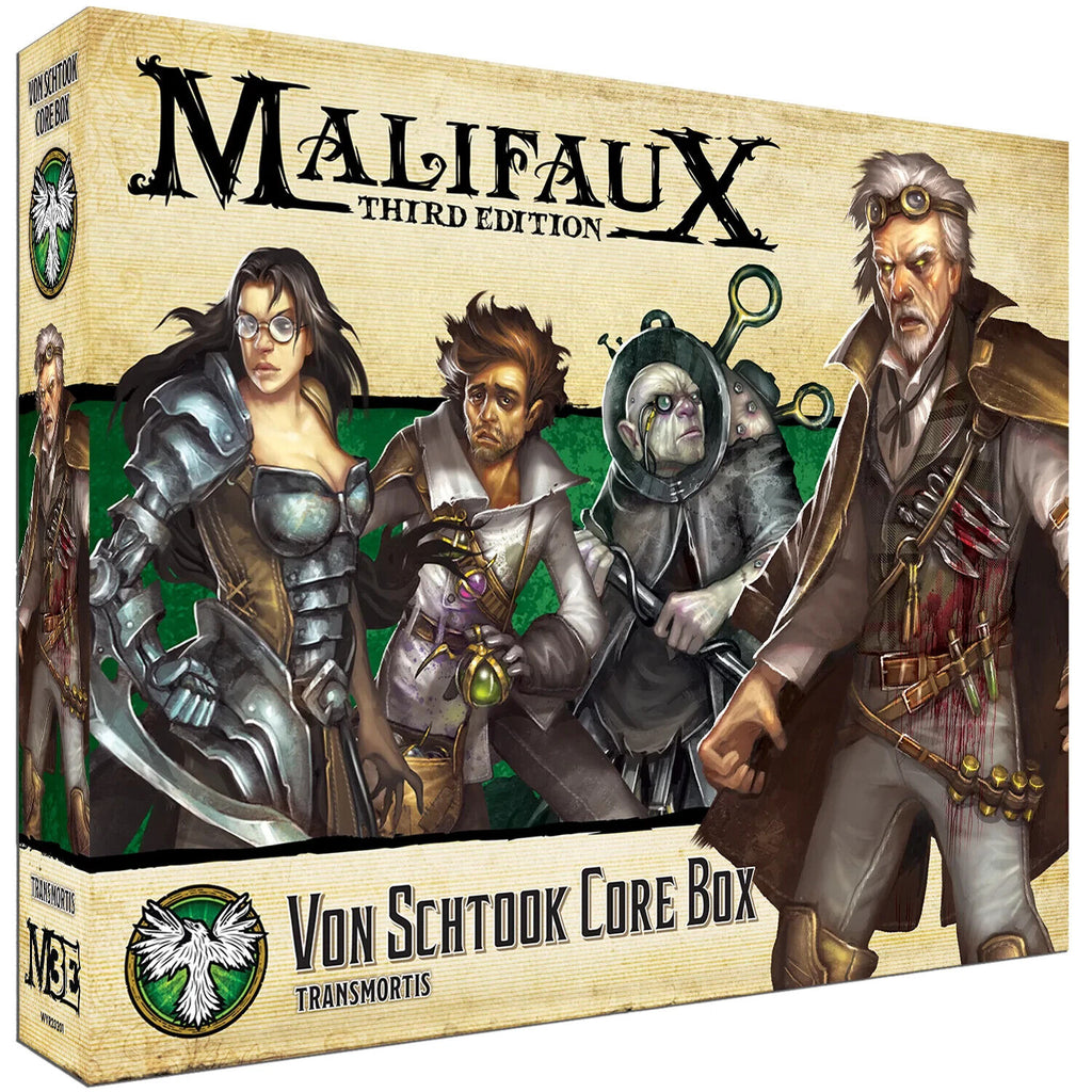Malifaux Resurrectionist Von Schtook Core Box New - Tistaminis