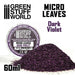 Green Stuff World Micro Leaves - Dark Violet Mix New - Tistaminis