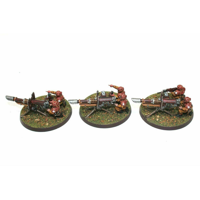 Warhammer Imperial Guard Cadian Lascannon Teams Well Painted JYS15 - Tistaminis