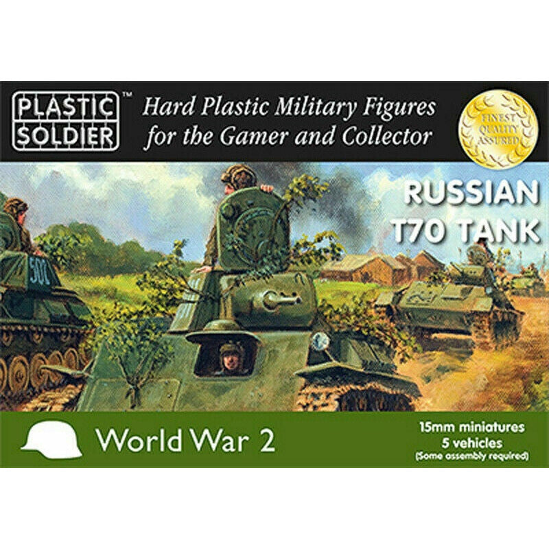 Plastic Soldier Company 15MM RUSSIAN T70 TANK New - TISTA MINIS