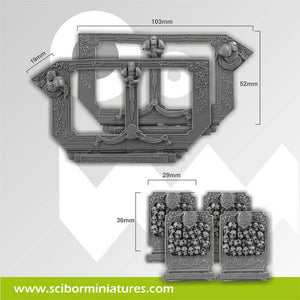 Scibor Miniatures Templar Conversion set1 (6) New - TISTA MINIS