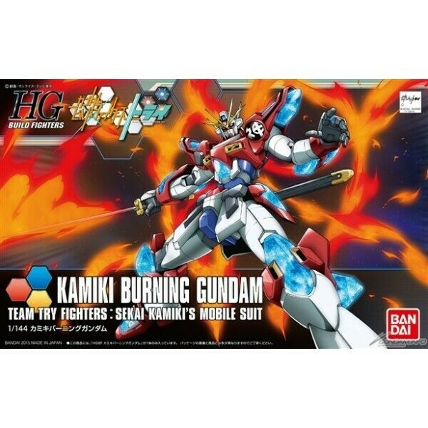 Bandai HGBF #43 1/144 Kamiki Burning Gundam "Gundam Build Fighters Try" - Tistaminis