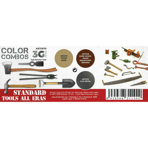 AK Interactive 3G Standard Tools All Eras Combo New - Tistaminis