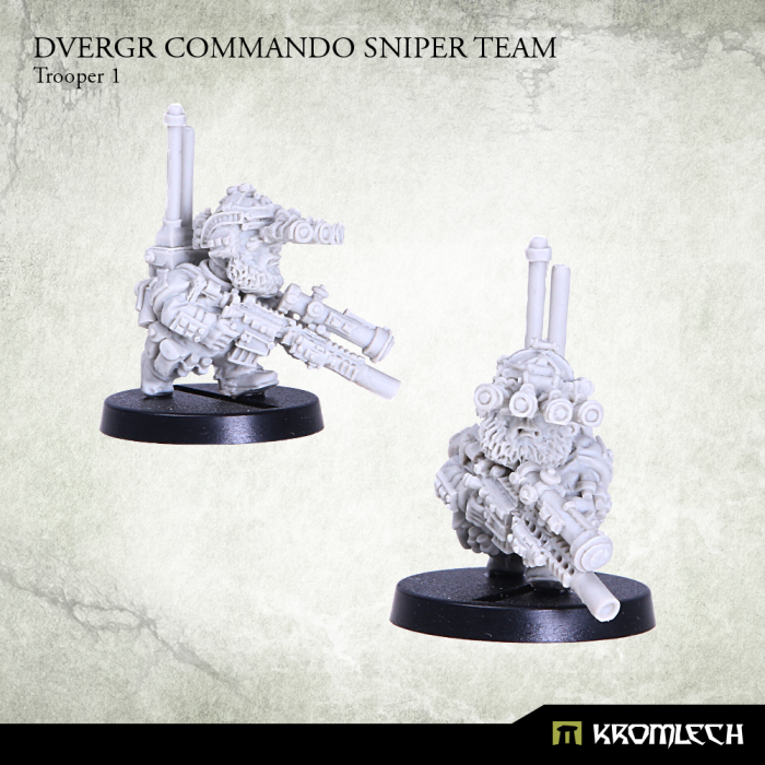 Kromlech Dvergr Commando Sniper Team New - TISTA MINIS