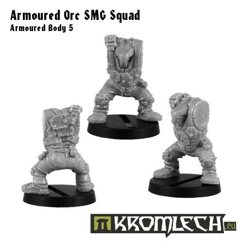 Kromlech Armoured Orc SMG Squad New - TISTA MINIS