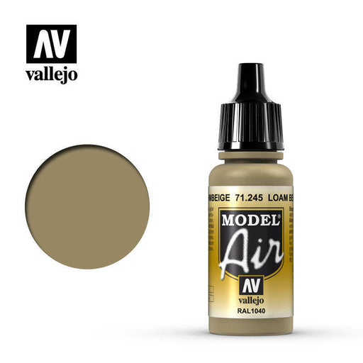 Vallejo Model Air Paint Loam Beige (71.245) - Tistaminis