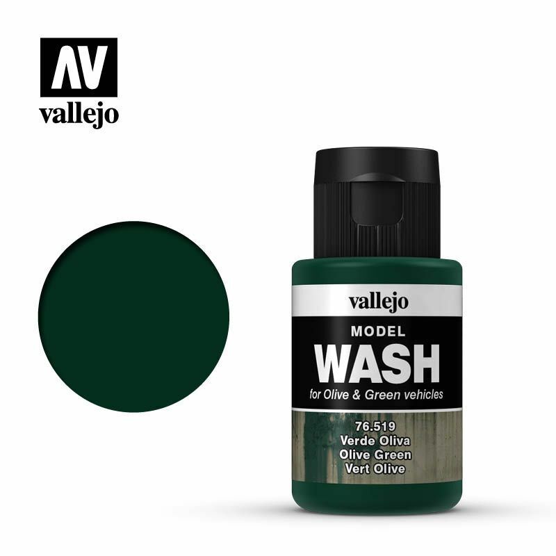 Vallejo Model Wash Olive Green (76.519) - Tistaminis