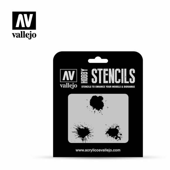 Vallejo PAINTS STAINS (1/35) Airbrush Stencil - TISTA MINIS