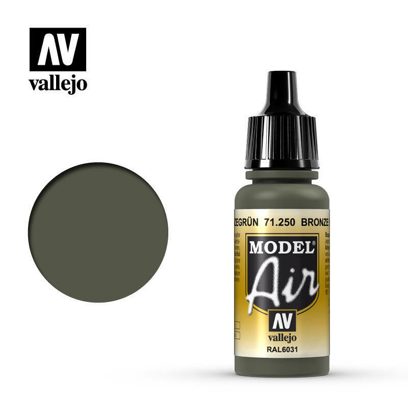 Vallejo Model Air Paint Bronze Green (71.250) - Tistaminis