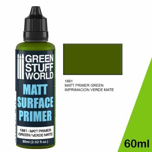 Green Stuff World Auxiliary Matt Surface Primer 60ml - Green - Tistaminis