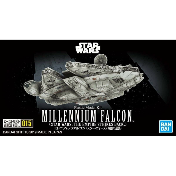 Bandai 0015 Millennium Falcon (Empire Strikes Back Ver.) "Star Wars" 1/350 New - TISTA MINIS