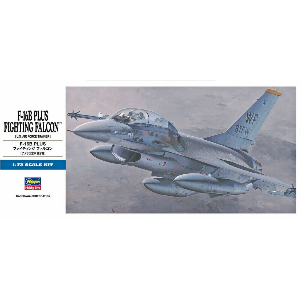 Hasegawa 1/72 F-16B Plus Fighting Falcon D14 New - Tistaminis