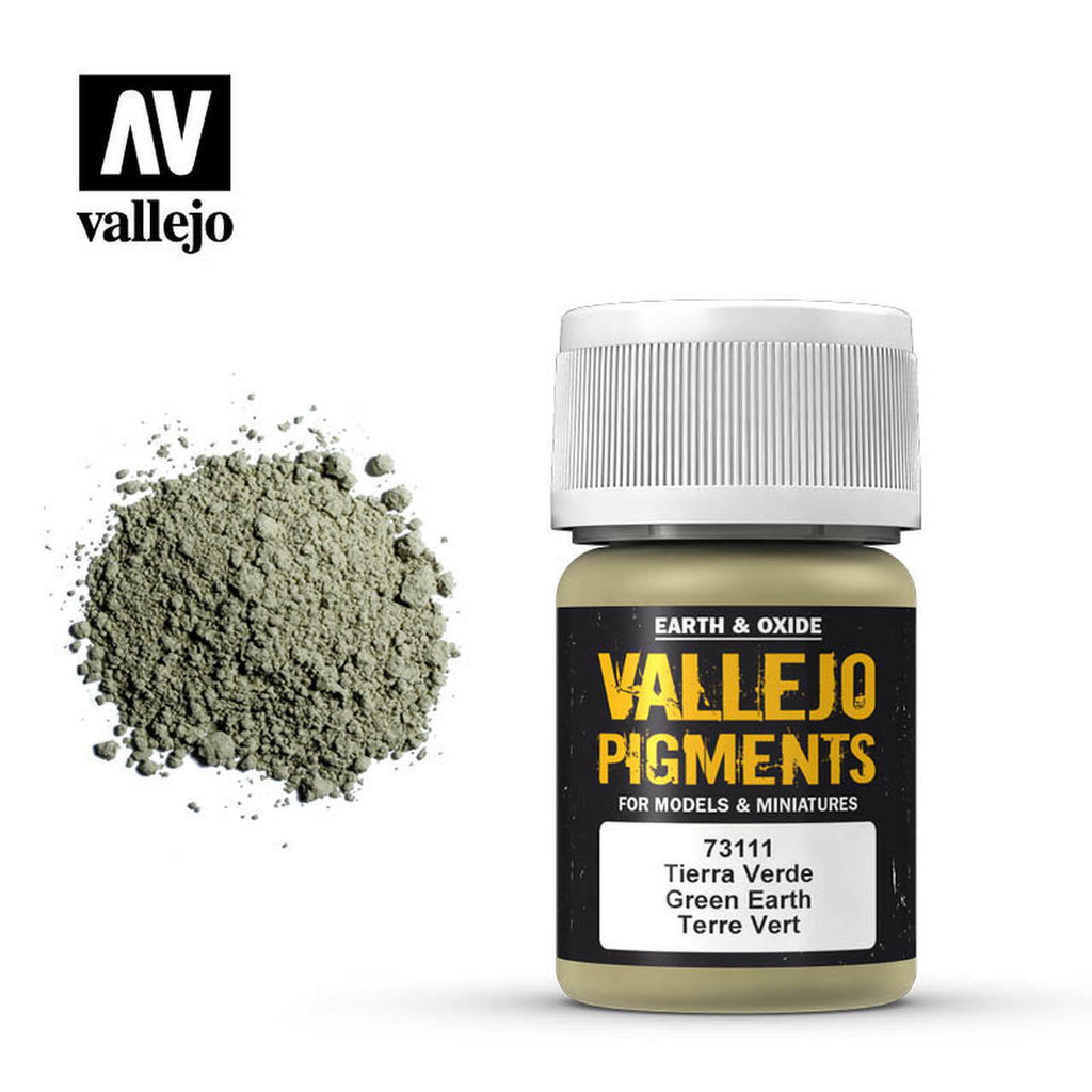 Vallejo Pigments Green Earth Pigment - VAL73111 - Tistaminis