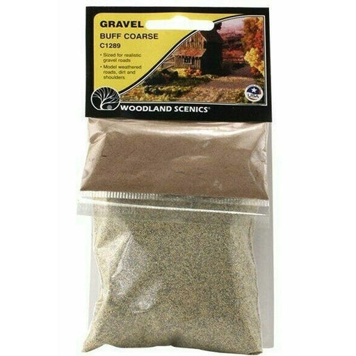 Woodland Scenics Coarse Buff Gravel New - TISTA MINIS