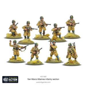 Bolt Action Italian San Marco Marines Infantry Section Q4 2022 Pre-Order - Tistaminis