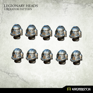 Kromlech Legionary Heads: Liberator Pattern (10) New - TISTA MINIS
